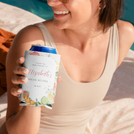 トロピカル・シトラス・ブライダルシャワー 缶クーラー