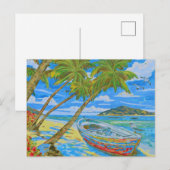 トロピカル シーン 2 ポストカード (正面/裏面)