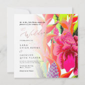 トロピカル/ジンジャー/ココナッツ/ティ 招待状 (裏面)