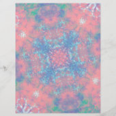 トロピカル スノーフレーク コラージュ ペーパー コレクション #6 (裏面)