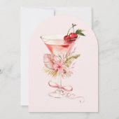 トロピカル　セーブ・ザ・デートカード　水彩 招待状 (裏面)