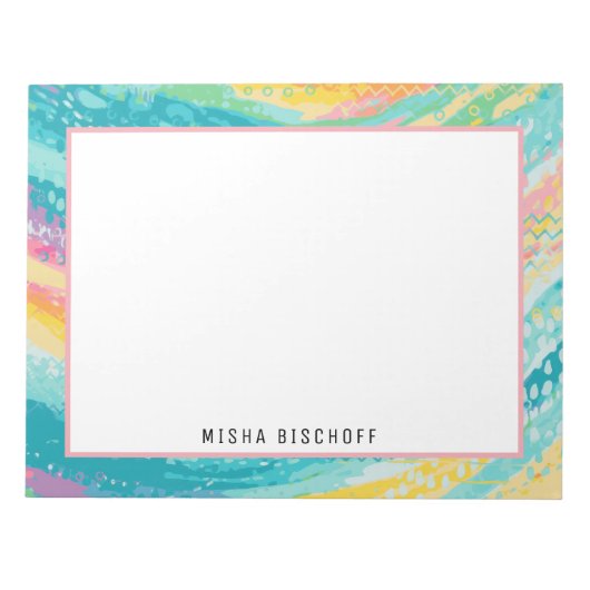 トロピカル タイド プールの夢 ノートパッド (正面)