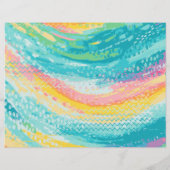 トロピカル タイド プール ドリームス スクラップブッキング ペーパー (裏面)