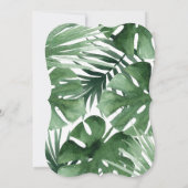 トロピカル テーブル ナンバー 招待状 (裏面)