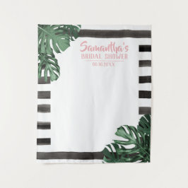 トロピカル テーマの結婚式前パーティー 誕生日パーティー タペストリー