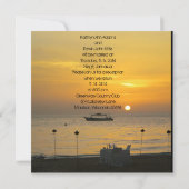 トロピカル·デスティネーション·ウェディング·招待状 招待状 (裏面)