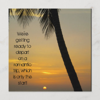 トロピカル·デスティネーション·ウェディング·招待状 招待状