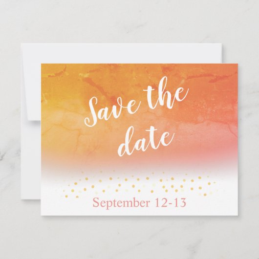 トロピカル デスティネーション ブライズゲートパーティー招待状 (裏面)