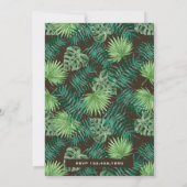 トロピカル トゥカン バースデー パーティー 招待状 (裏面)