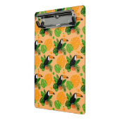 トロピカル トゥカン 鳥 シームレス パターン ミニクリップボード (アングル2)