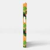 トロピカル トゥカン 鳥 シームレス パターン iPhoneケース (右側面)