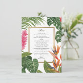 トロピカル・ドリーム メニュー (スタンド正面)