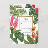 トロピカル・ドリーム 出欠カード (正面/裏面)