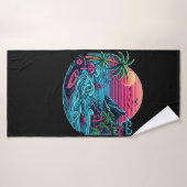 トロピカル/ハワイアンネオンビーチ バスタオル (バスタオル)