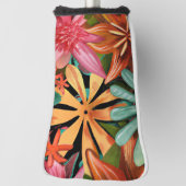 トロピカル/ハワイアン/フローラ/花 ゴルフヘッドカバー (回転90)