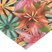 トロピカル/ハワイアン/フローラ/花 ショートテーブルランナー (コーナー)