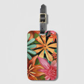 トロピカル/ハワイアン/フローラ/花 ラゲッジタグ (正面縦)