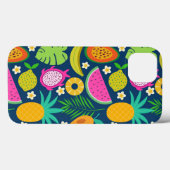 トロピカル パイナップル バナナ スイカ フルーツ Case-Mate iPhoneケース (裏面 (横))