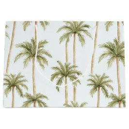トロピカル パーム ツリー ラージペーパーバッグ