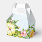 トロピカル ヒビスカス イエロー フローラル フェイバーボックス (裏面サイド)