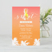 トロピカル ピニャコローダ & パームツリー スウィート16 招待状 (スタンド正面)