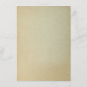 トロピカル ピンアップ ビーチ ウェディング 挿入 エンクロージャーカード (裏面)