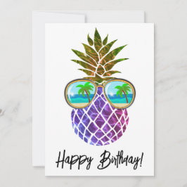 トロピカル ピンク パープル パイナップル