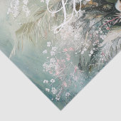 トロピカル ピンク ホワイト ハイビスカス フローラル ラブ 薄葉紙 (詳細)