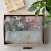 トロピカル ピンク ホワイト ハイビスカス フローラル ラブ 薄葉紙 (ギフト)