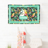 トロピカル・ファン：完璧な２歳の誕生日をお祝いしよう 横断幕 (インサイチュ)