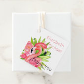 トロピカル フラミンゴはピンクのパッケージタグを好む フェイバータグ (インサイチュ)