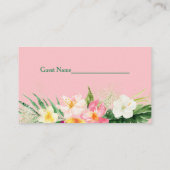 トロピカル フラミンゴ おむつくじ券 エンクロージャーカード (裏面)