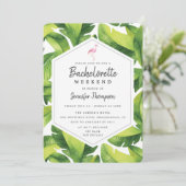 トロピカル フラミンゴ ブライズメイド ウィークエンドの予定 招待状 (スタンド正面)