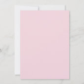 トロピカル フラミンゴ ベビーシャワー 招待状 (裏面)