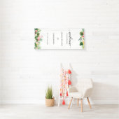 トロピカル・フラミンゴ&葉ス結婚クリプトズウェルカム 横断幕 (インサイチュ)