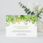 トロピカル フラワルズ セーブ ザ デート インビテーション | (スタンド正面)