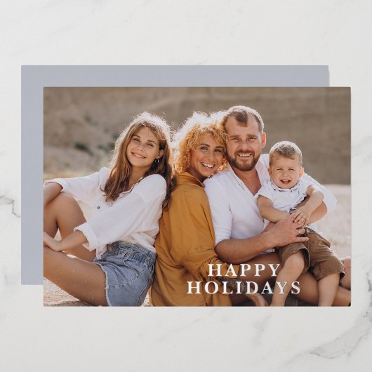 トロピカル フラワーズ フォト 箔シーズンカード (正面/裏面)