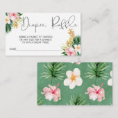 トロピカル フラワーディーパーのラッフルチケット挿入ページ エンクロージャーカード (正面/裏面)