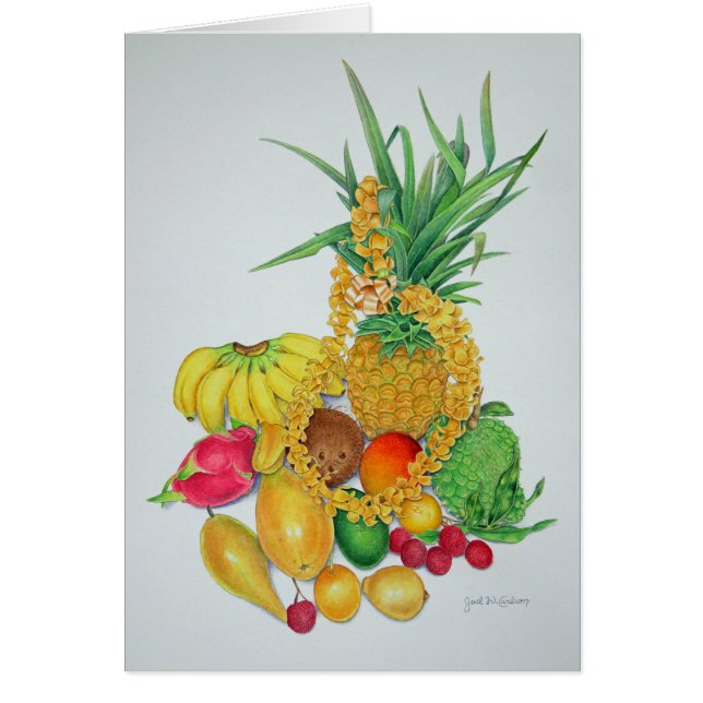 トロピカル・フルーツおよびレイ (正面)