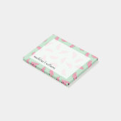 トロピカル・フルーツのペンキの(ばちゃばちゃ)跳ねるパターン ポストイット (アングル)