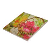 トロピカル・フルーツの水彩画の元の芸術の静物画 タイル (側面)