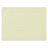 トロピカル・フルーツの水玉模様パターン テーブルクロス (正面(横))