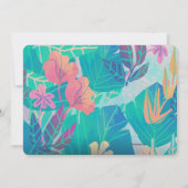 トロピカル フローラル インビテーション (裏面)