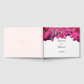 トロピカル フローラル ウェディング ゲストブック (全面)