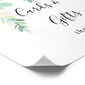 トロピカル フローラル カード＆ギフト サイン (角)