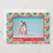 トロピカル フローラル クリスマス フォト (正面)