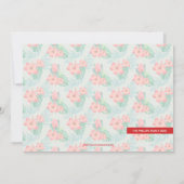 トロピカル フローラル クリスマス フォト (裏面)