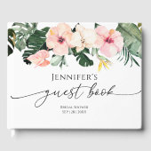 トロピカル フローラル ゲストブック ブライズシャワー (正面)