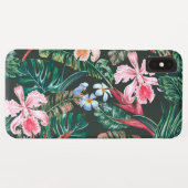 トロピカル フローラル シームレス デザイン Case-Mate iPhoneケース (裏面(横))