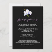 トロピカル フローラル タイド ザ ノット 挙式しました ビーチ 結婚式 招待状 (裏面)